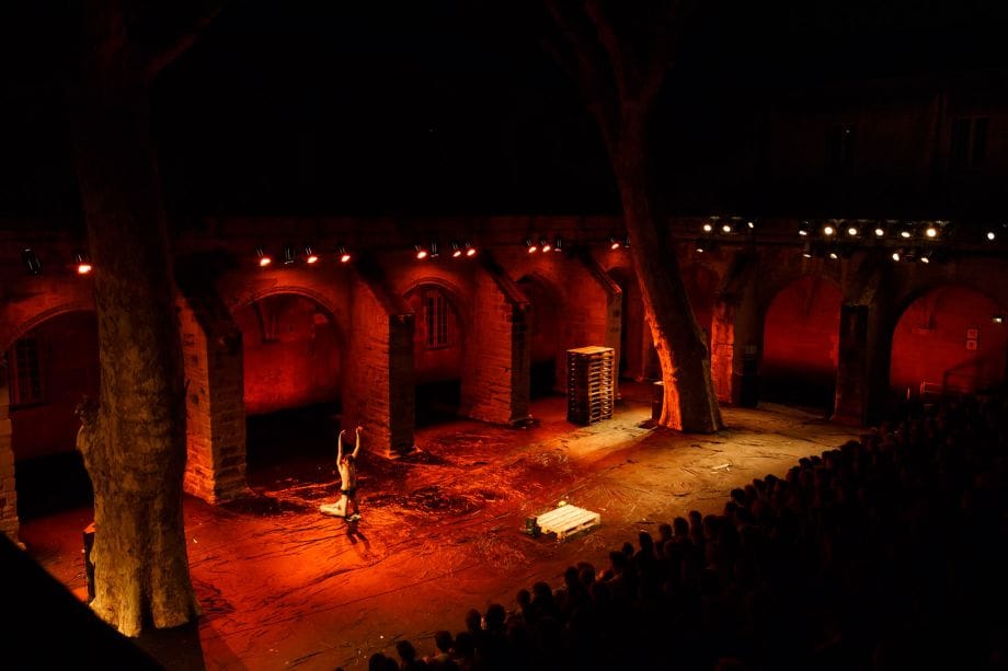 Avignon 2012 Cloître des Célestins with C DE LA B
